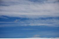 Photo Texture of Blue Clouded Clouds